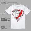 Cherry 11s DopeSkill T-Shirt Heart AJ 11 Graphic