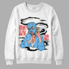 Travis Scott x Jordan 4 Retro 'Cactus Jack' DopeSkill Sweatshirt Money Is The Motive Graphic Streetwear - White 