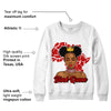 AJ 6 “Red Oreo” DopeSkill Sweatshirt Black Queen Graphic