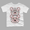 Jordan 1 High OG WMNS Washed Pink DopeSkill Toddler Kids T-shirt Leather Bear Graphic Streetwear - White