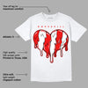 Cherry 11s DopeSkill T-Shirt Slime Drip Heart Graphic