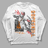 Wmns Dunk Low 'Magma Orange DopeSkill Long Sleeve T-Shirt You Got All My Love Graphic Streetwear - White