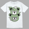 Seafoam 4s DopeSkill T-Shirt New Double Bear Graphic - White 