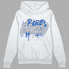 True Blue 1s DopeSkill Hoodie Sweatshirt Rare Breed Graphic - White