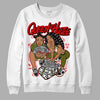 Travis Scott x Jordan 1 Low OG “Olive” DopeSkill Sweatshirt Queen Of Hustle Graphic Streetwear - White