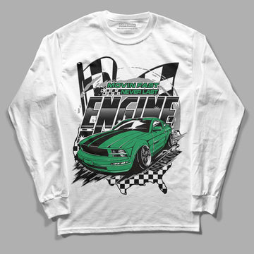 Jordan 3 WMNS “Lucky Green” DopeSkill Long Sleeve T-Shirt ENGINE Tshirt Graphic Streetwear - White 