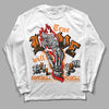 Orange Black White DopeSkill Long Sleeve T-Shirt True Love Will Kill You Graphic - White 