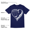 Midnight Navy 11s DopeSkill T-shirt Heart AJ 11 Graphic