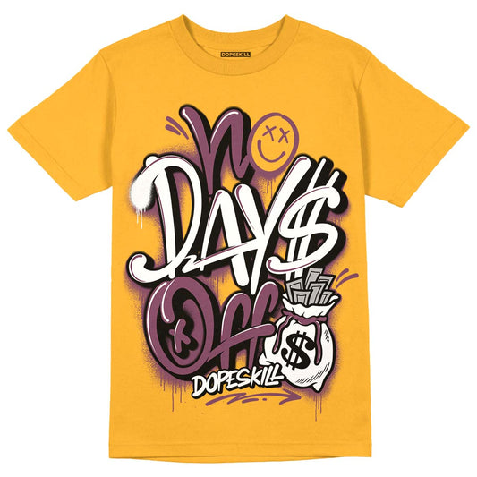 Brotherhood 1s High OG DopeSkill University Gold T-shirt No Days Off Graphic