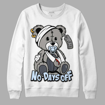 Jordan 6 Retro Cool Grey DopeSkill Sweatshirt Hurt Bear Graphic Streetwear - White 