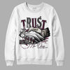 Dunk Low Night Maroon and Medium Soft Pink DopeSkill Sweatshirt Trust No One Graphic Streetwear - White 