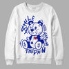 Racer Blue White Dunk Low DopeSkill Sweatshirt BEAN Graphic - White 