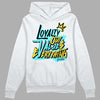 Aqua 5s DopeSkill Hoodie Sweatshirt LOVE Graphic - White