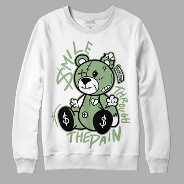 Jordan 4 Retro “Seafoam” DopeSkill Sweatshirt BEAN Graphic Streetwear - White
