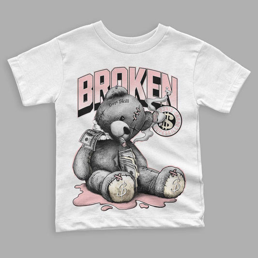 Jordan 1 High OG WMNS Washed Pink DopeSkill Toddler Kids T-shirt Sick Bear Graphic Streetwear - White