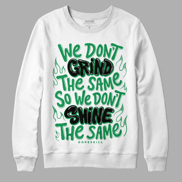 Jordan 6 Rings "Lucky Green" DopeSkill Sweatshirt Grind Shine Graphic Streetwear - White