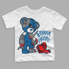 Jordan 3 Retro Wizards DopeSkill Toddler Kids T-shirt Broken Heart Graphic Streetwear - White