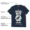 AJ 6 Midnight Navy DopeSkill T-shirt Sneaker Bear Graphic