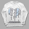 Jordan 11 Retro Low Cement Grey DopeSkill Long Sleeve T-Shirt Juneteenth Heart Graphic Streetwear - White