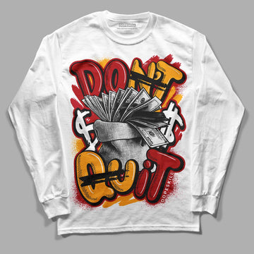 Cardinal 7s DopeSkill Long Sleeve T-Shirt Don't Quit Graphic - White 