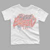 DJ Khaled x Jordan 5 Retro ‘Crimson Bliss’ DopeSkill Toddler Kids T-shirt Rare Breed Graphic Streetwear - White 