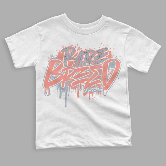 DJ Khaled x Jordan 5 Retro ‘Crimson Bliss’ DopeSkill Toddler Kids T-shirt Rare Breed Graphic Streetwear - White 