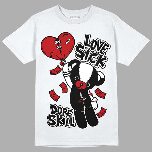 Playoffs 13s DopeSkill T-Shirt Love Sick Graphic - White