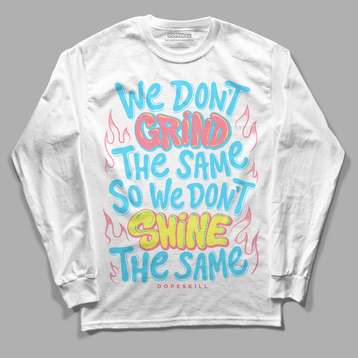 Dunk Low Candy Easter DopeSkill Long Sleeve T-Shirt Grind Shine Graphic Streetwear - White 