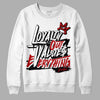 Jordan 13 Retro Playoffs DopeSkill Sweatshirt LOVE Graphic Streetwear - White