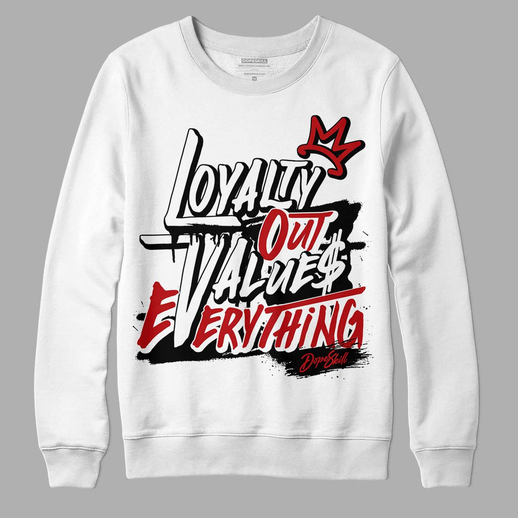 Jordan 13 Retro Playoffs DopeSkill Sweatshirt LOVE Graphic Streetwear - White