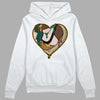 Safari Dunk Low DopeSkill Hoodie Sweatshirt Heart Jordan Graphic - White 