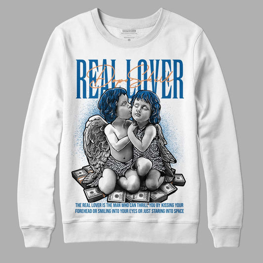 Jordan 3 Retro Wizards DopeSkill Sweatshirt Real Lover Graphic Streetwear - White