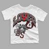 Jordan 12 x A Ma Maniére DopeSkill Toddler Kids T-shirt Loser Lover Graphic Streetwear - White 