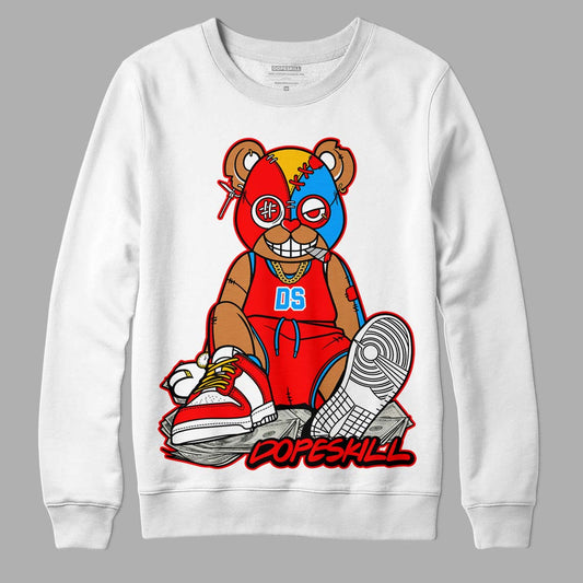 Fruity Pebbles Dunks DopeSkill Sweatshirt Greatest Graphic - White