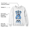 AJ 6 University Blue DopeSkill Sweatshirt Sneaker Bear Graphic