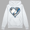 Jordan 3 Retro Wizards DopeSkill Hoodie Sweatshirt Heart Jordan 3 Graphic Streetwear - White 