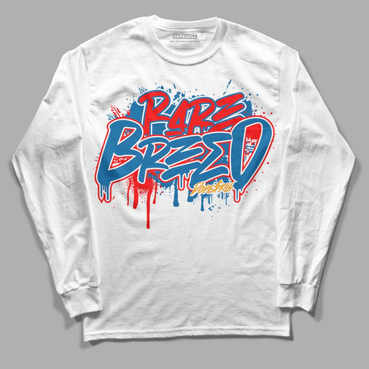 Messy Room 4S DopeSkill Long Sleeve T-Shirt Rare Breed Graphic - White