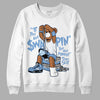 Jordan 5 Retro University Blue DopeSkill Sweatshirt If You Aint Graphic Streetwear - White 