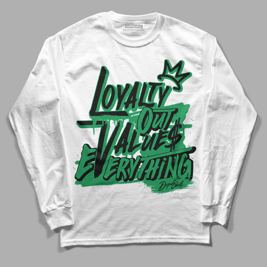 Lucky Green 1s Low DopeSkill Long Sleeve T-Shirt LOVE Graphic