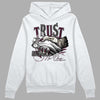 Dunk Low Night Maroon and Medium Soft Pink DopeSkill Hoodie Sweatshirt Trust No One Graphic Streetwear - White 