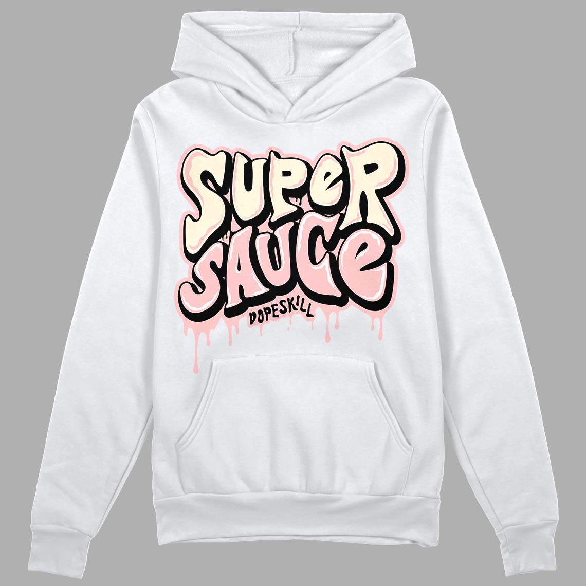 Jordan 1 High OG WMNS Washed Pink DopeSkill Hoodie Sweatshirt Super Sauce Graphic Streetwear - White