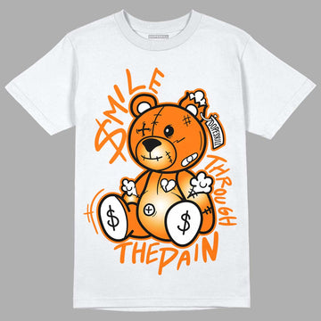 Wmns Dunk Low 'Magma Orange DopeSkill T-Shirt BEAN Graphic Streetwear - White