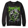 Neon Green Collection DopeSkill Sweatshirt Money Loves Me Graphic - Black