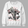 Jordan 1 High OG WMNS Washed Pink DopeSkill Sweatshirt True Love Will Kill You Graphic Streetwear - White