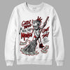 Playoffs 13s DopeSkill Sweatshirt Gettin Bored With This Money Graphic - White 