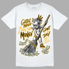 Goldenrod Dunk DopeSkill T-Shirt Gettin Bored With This Money Graphic - White 