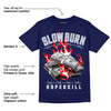 Midnight Navy 11s DopeSkill T-shirt Slow Burn Graphic