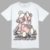 Jordan 1 High OG WMNS Washed Pink DopeSkill T-Shirt MOMM Bear Graphic Streetwear - White