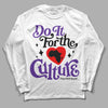 Jordan 13 Court Purple DopeSkill Long Sleeve T-Shirt Do It For The Culture Graphic Streetwear - White