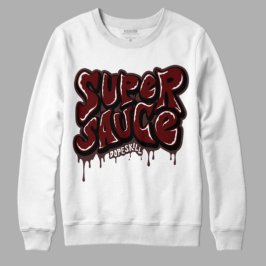 Jordan 12 x A Ma Maniére DopeSkill Sweatshirt Super Sauce Graphic Streetwear - White 